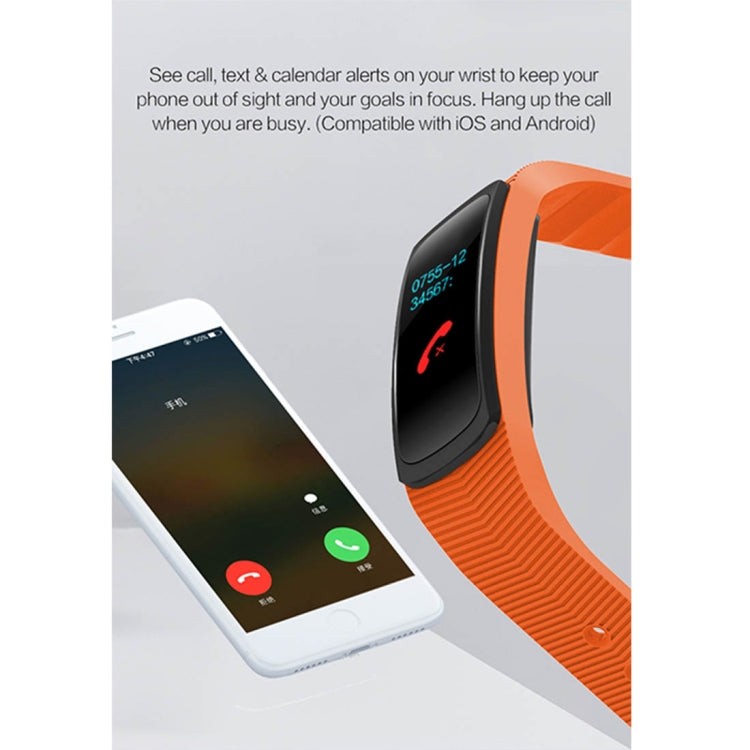 Bracciale intelligente Bluetooth SMA-B3 fitness tracker da 0,96 pollici, impermeabile IP67, supporto Activity Traker / cardiofrequenzimetro / monitor della pressione arteriosa / acquisizione remota, SMA-B3/Black, SMA-B3/Orange, SMA-B3/Green, SMA-B3/Blue