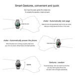 Smartwatch Bluetooth 1,28" impermeabile cardiofrequenzimetro