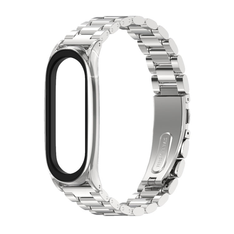 Cinturino per orologio in metallo in acciaio inossidabile Mijobs per Xiaomi Mi Band 3 e 4 e 5 e 6