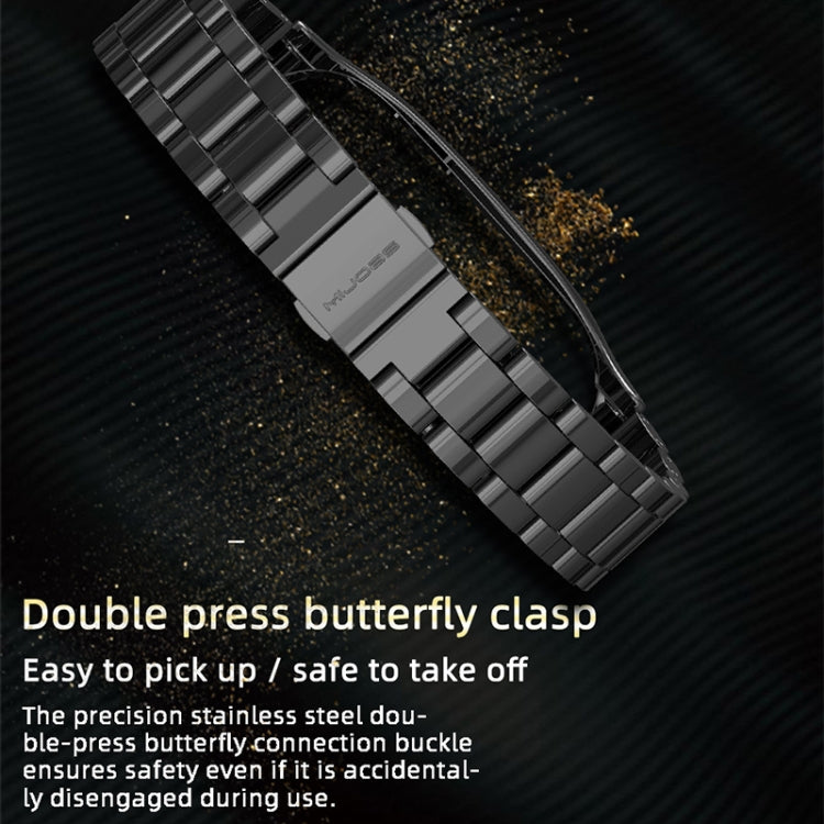 Cinturino per orologio in metallo in acciaio inossidabile Mijobs per Xiaomi Mi Band 3 e 4 e 5 e 6