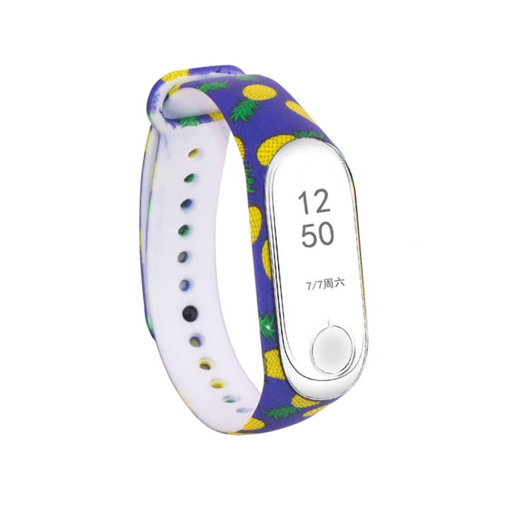 Cinturino per orologio con verniciatura in silicone per Xiaomi Mi Band 3 e 4