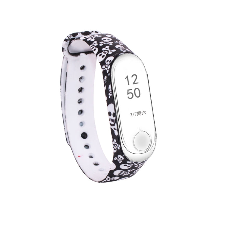 Cinturino per orologio con verniciatura in silicone per Xiaomi Mi Band 3 e 4