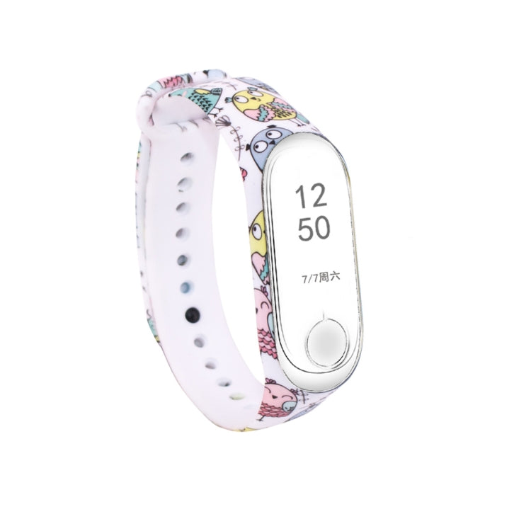 Cinturino per orologio con verniciatura in silicone per Xiaomi Mi Band 3 e 4