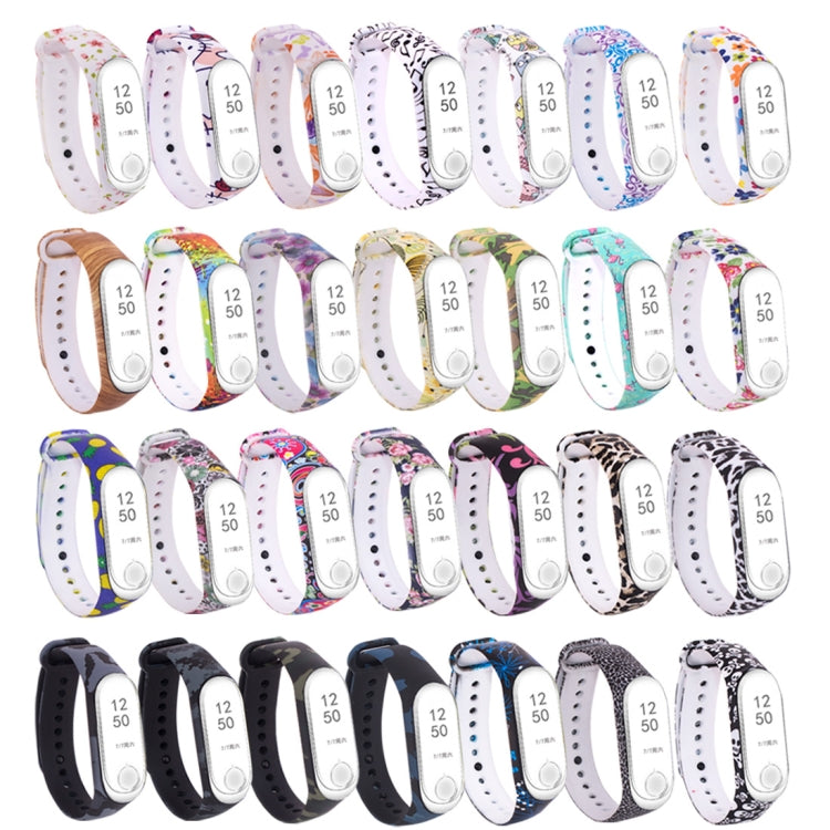 Cinturino per orologio con verniciatura in silicone per Xiaomi Mi Band 3 e 4