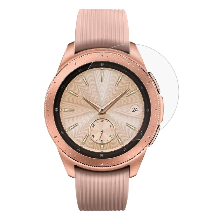ENKAY Hat-Prince 0.2mm 9H 2.15D Pellicola in vetro temperato con bordo curvo per Galaxy Watch 42mm, Tempered Glass/42mm, 2 PCS Tempered Glass/42mm