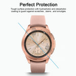 ENKAY Hat-Prince 0.2mm 9H 2.15D Pellicola in vetro temperato con bordo curvo per Galaxy Watch 42mm, Tempered Glass/42mm, 2 PCS Tempered Glass/42mm
