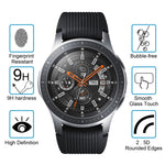 ENKAY Hat-Prince 0.2mm 9H 2.15D Pellicola in vetro temperato con bordo curvo per Galaxy Watch 46mm, Tempered Glass/46mm, 2 PCS Tempered Glass/46mm