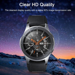 ENKAY Hat-Prince 0.2mm 9H 2.15D Pellicola in vetro temperato con bordo curvo per Galaxy Watch 46mm, Tempered Glass/46mm, 2 PCS Tempered Glass/46mm