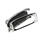 Mijobs Custodia magnetica senza viti Cinturino in pelle pieno fiore per Xiaomi Mi Band 3 e 4 e 5 e 6, Host non incluso