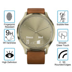 2 PCS ENKAY Hat-Prince per Garmin Vivomove HR Smart Watch 0.2mm 9H Durezza superficiale 2.15D Pellicola per schermo in vetro temperato antideflagrante, For Garmin Vivomove HR