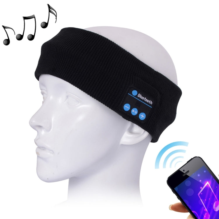Fascia per capelli per musica sportiva vivavoce Bluetooth lavorata a maglia con microfono per iPhone / Samsung e altri dispositivi Bluetooth