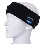 Fascia per capelli per musica sportiva vivavoce Bluetooth lavorata a maglia con microfono per iPhone / Samsung e altri dispositivi Bluetooth