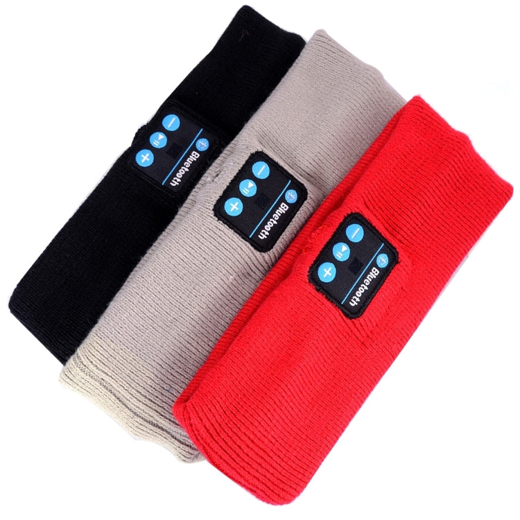Fascia per capelli per musica sportiva vivavoce Bluetooth lavorata a maglia con microfono per iPhone / Samsung e altri dispositivi Bluetooth