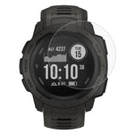 2 PZ ENKAY Hat-Prince 0.2mm 9H 2.15D Pellicola in vetro temperato con bordo curvo per orologio sportivo intelligente Garmin Instinct, 2 PCS Garmin Instinct