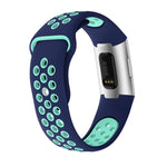 Cinturino in silicone bicolore per Fitbit Charge 3