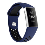 Cinturino in silicone bicolore per Fitbit Charge 3