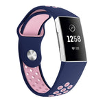 Cinturino in silicone bicolore per Fitbit Charge 3