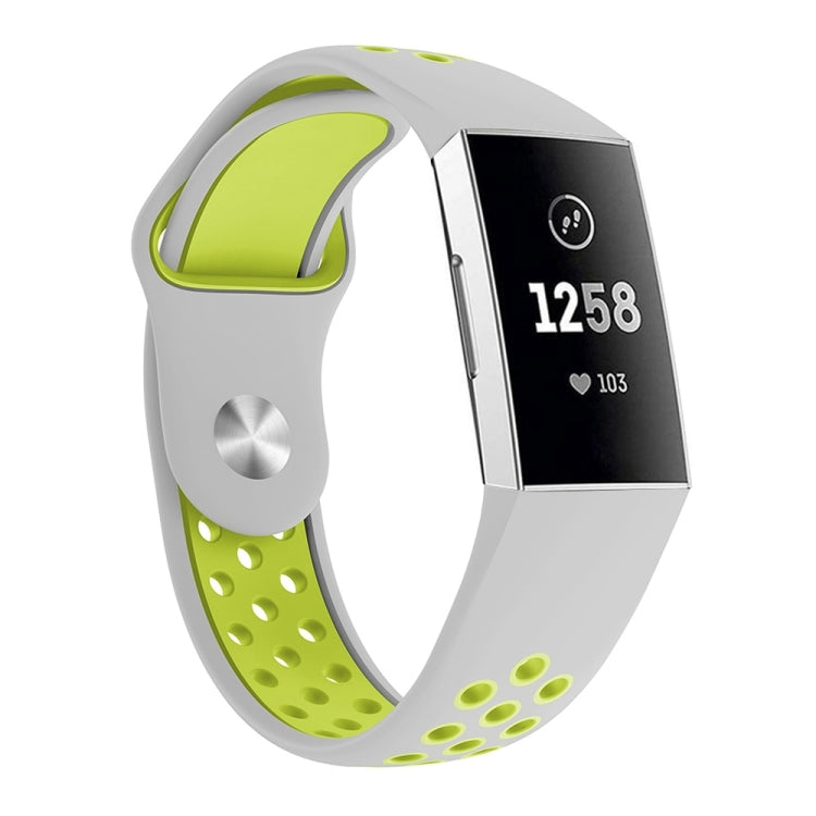 Cinturino in silicone bicolore per Fitbit Charge 3