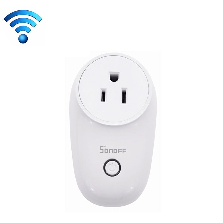 Sonoff S26 WiFi Presa di corrente intelligente Presa di corrente Telecomando wireless Interruttore di accensione, compatibile con Alexa e Google Home, Supporto iOS e Android, Spina americana, S26B(US)