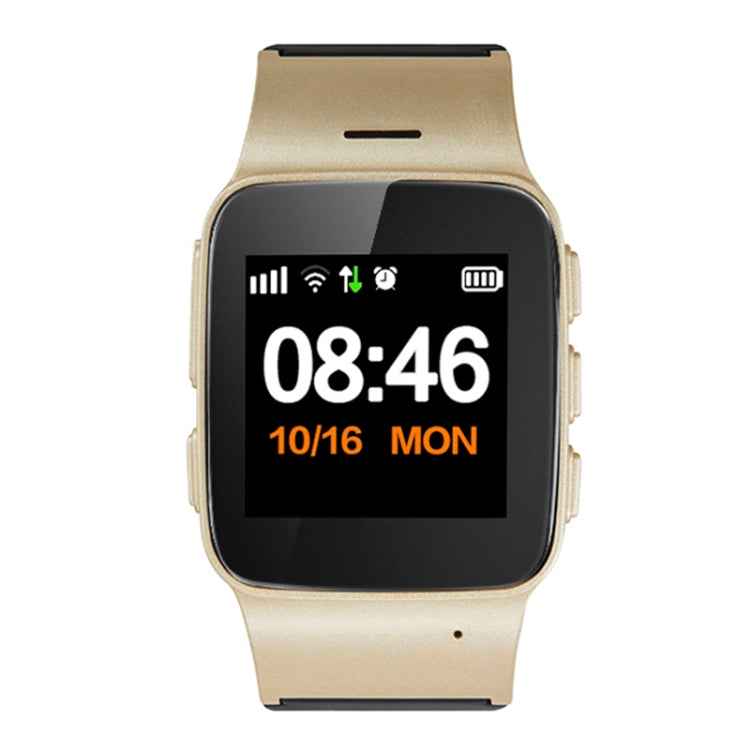 D99+ Smartwatch GPS con schermo LCD HD da 1,22 pollici per anziani Impermeabile, Supporto GPS + LBS + Posizionamento WiFi / Composizione bidirezionale / Monitoraggio vocale / Pronto soccorso con un tasto / Allarme polso staccato / Recinzione di sicurez...