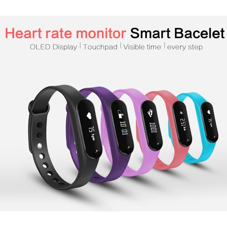 CHIGU C6 Bracciale intelligente Bluetooth con display OLED da 0,69 pollici, supporto cardiofrequenzimetro/contapassi/promemoria chiamate/monitoraggio del sonno/promemoria sedentario/allarme/anti-smarrimento, compatibile con telefoni Android e iOS      ...
