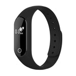 Braccialetto intelligente Bluetooth con display OLED da 0,42 pollici TLW25, impermeabile IP66, supporto cardiofrequenzimetro/contapassi/promemoria chiamate/monitoraggio del sonno/promemoria sedentario/allarme/acquisizione remota, compatibile con telefo...