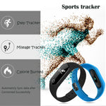 Braccialetto intelligente Bluetooth con display OLED da 0,42 pollici TLW25, impermeabile IP66, supporto cardiofrequenzimetro/contapassi/promemoria chiamate/monitoraggio del sonno/promemoria sedentario/allarme/acquisizione remota, compatibile con telefo...