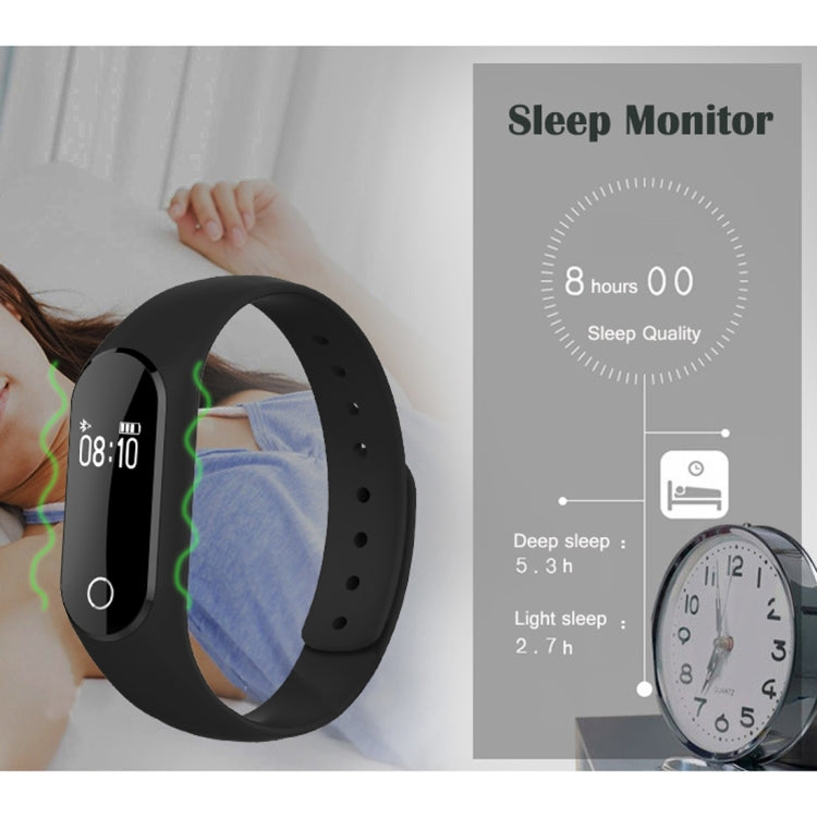Braccialetto intelligente Bluetooth con display OLED da 0,42 pollici TLW25, impermeabile IP66, supporto cardiofrequenzimetro/contapassi/promemoria chiamate/monitoraggio del sonno/promemoria sedentario/allarme/acquisizione remota, compatibile con telefo...
