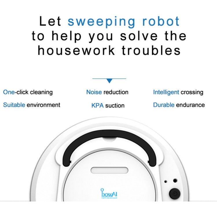 Robot pulitore per aspirapolvere domestico intelligente con aspirazione di grandi dimensioni 1800Pa, CA0380, CA0380B, CA0380H