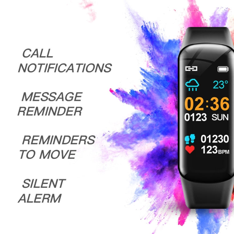 DOMIN0 C1S Bracciale intelligente con schermo a colori IPS da 0,96 pollici