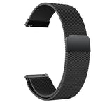 Cinturino da polso magnetico in maglia di acciaio inossidabile Milanis per orologio Galaxy Active 20 mm