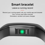 CK17S Bracciale intelligente con schermo IPS da 0,96 pollici IP67 impermeabile, supporto promemoria chiamata/monitoraggio della frequenza cardiaca/monitoraggio della pressione sanguigna/monitoraggio del sonno