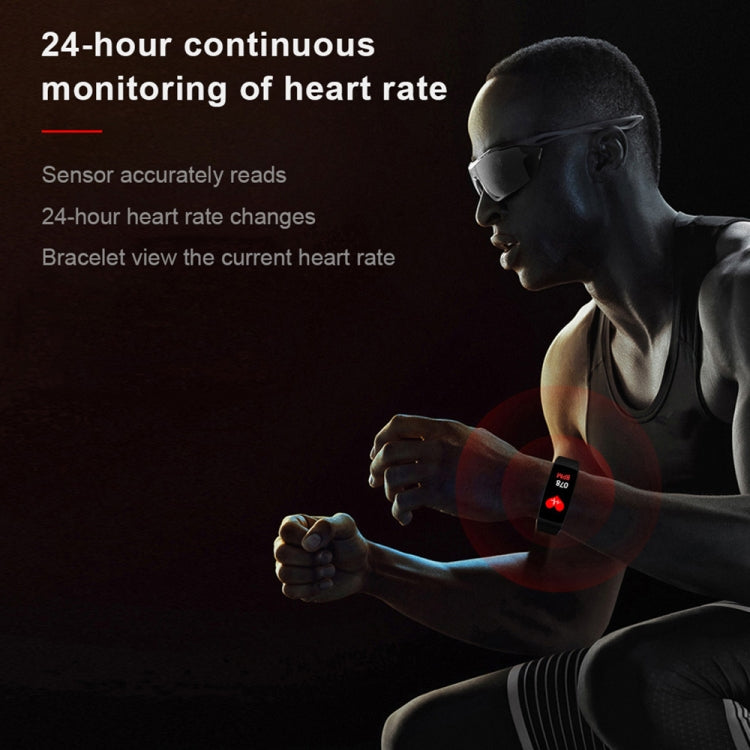 CK17S Bracciale intelligente con schermo IPS da 0,96 pollici IP67 impermeabile, supporto promemoria chiamata/monitoraggio della frequenza cardiaca/monitoraggio della pressione sanguigna/monitoraggio del sonno