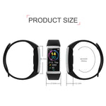 TD19 Bracciale intelligente con schermo IPS da 1,14 pollici IP67 impermeabile, supporto promemoria chiamata/monitoraggio della frequenza cardiaca/monitoraggio della pressione sanguigna/monitoraggio del sonno/telecamera remota