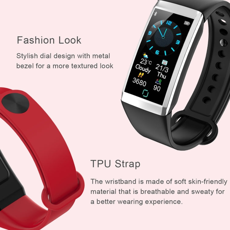 TD19 Bracciale intelligente con schermo IPS da 1,14 pollici IP67 impermeabile, supporto promemoria chiamata/monitoraggio della frequenza cardiaca/monitoraggio della pressione sanguigna/monitoraggio del sonno/telecamera remota