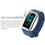 TD19 Bracciale intelligente con schermo IPS da 1,14 pollici IP67 impermeabile, supporto promemoria chiamata/monitoraggio della frequenza cardiaca/monitoraggio della pressione sanguigna/monitoraggio del sonno/telecamera remota