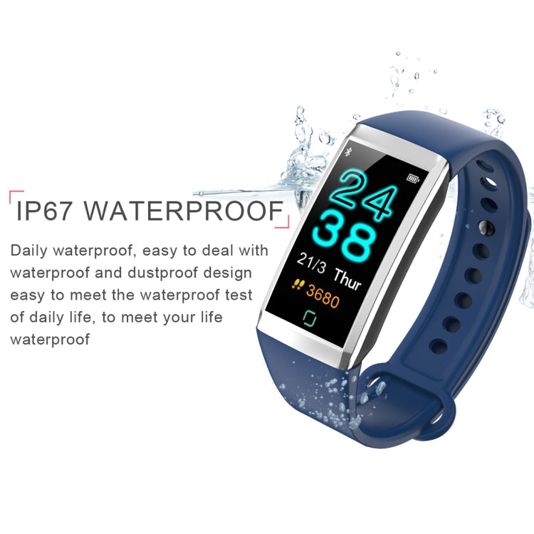 TD19 Bracciale intelligente con schermo IPS da 1,14 pollici IP67 impermeabile, supporto promemoria chiamata/monitoraggio della frequenza cardiaca/monitoraggio della pressione sanguigna/monitoraggio del sonno/telecamera remota