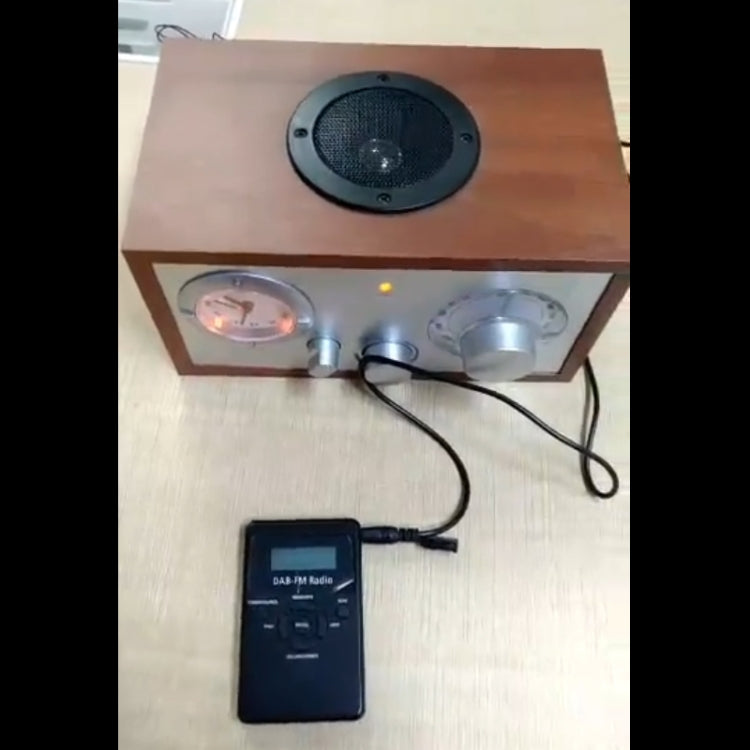 Mini radio digitale portatile DAB+ FM HRD-101 con auricolare