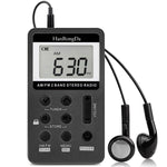 Radio portatile HRD-103 FM AM con auricolare e cordino