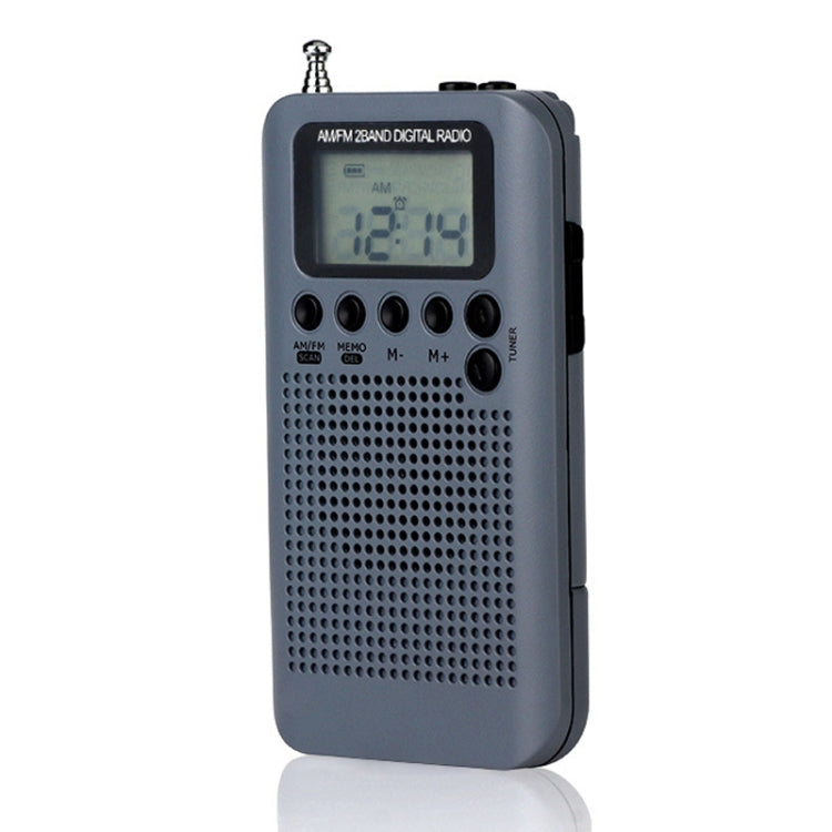 HRD-104 Mini Portable FM + AM Dual Band Radio with Speaker