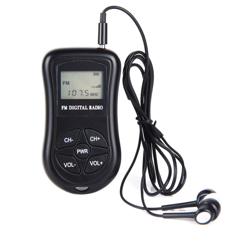 Radio FM stereo portatile con display digitale DSP HRD-107