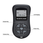 Radio FM stereo portatile con display digitale DSP HRD-107