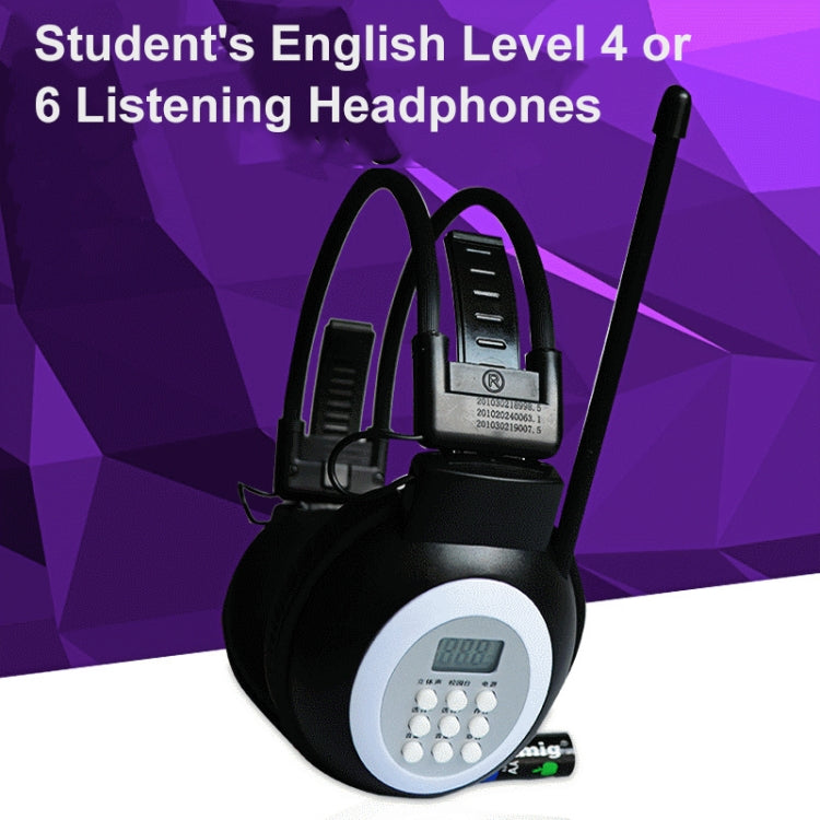 HRD-308S Campus Portable FM Radio Receiver Headset