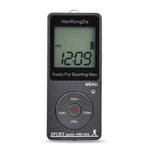 Mini radio sportiva FM AM con display digitale e contapassi