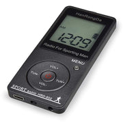 Mini radio sportiva FM AM con display digitale e contapassi