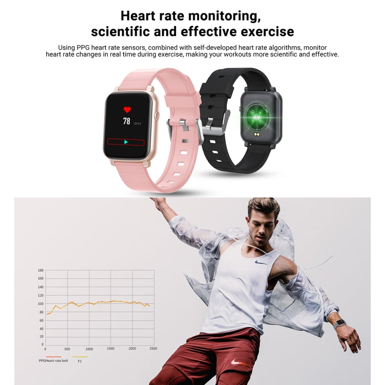 SMA-F1 1.3 pollici TFT Full Touch Screen IP68 Orologio sportivo intelligente impermeabile, supporta frequenza cardiaca dinamica, pressione sanguigna e rilevamento del sonno / Bluetooth / Sveglia / Controllo foto, SMA-F1