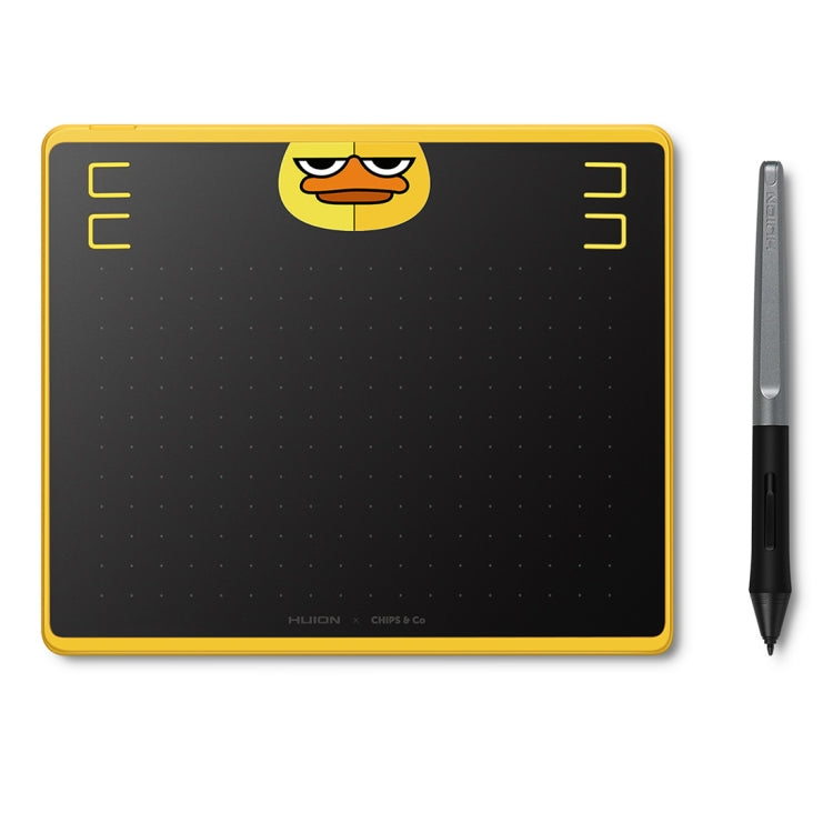 HUION HS64 Chips Special Edition 5080 LPI Battery-free Pen Graphics Tablet for Fun, HS64