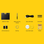 HUION HS64 Chips Tavoletta Grafica 5080 LPI con Penna