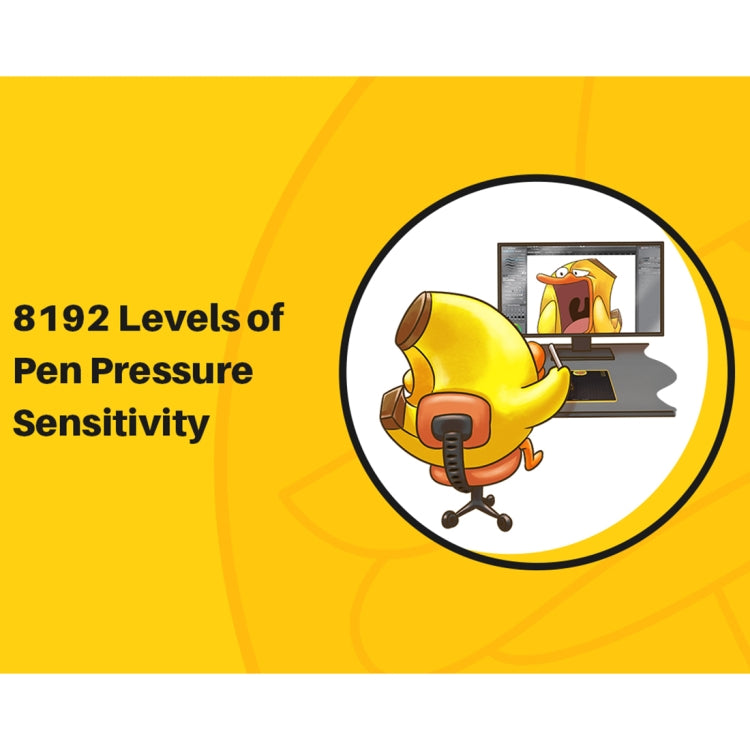 HUION HS64 Chips Tavoletta Grafica 5080 LPI con Penna
