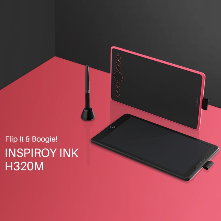 HUION Inspiroy Ink H320M 5080 LPI Graphics Tablet for Fun, with Battery-Free Pen and Pen Holder, H320M